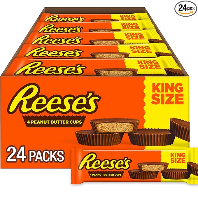 Reese's Peanut Butter Cups King Size - 24 counts