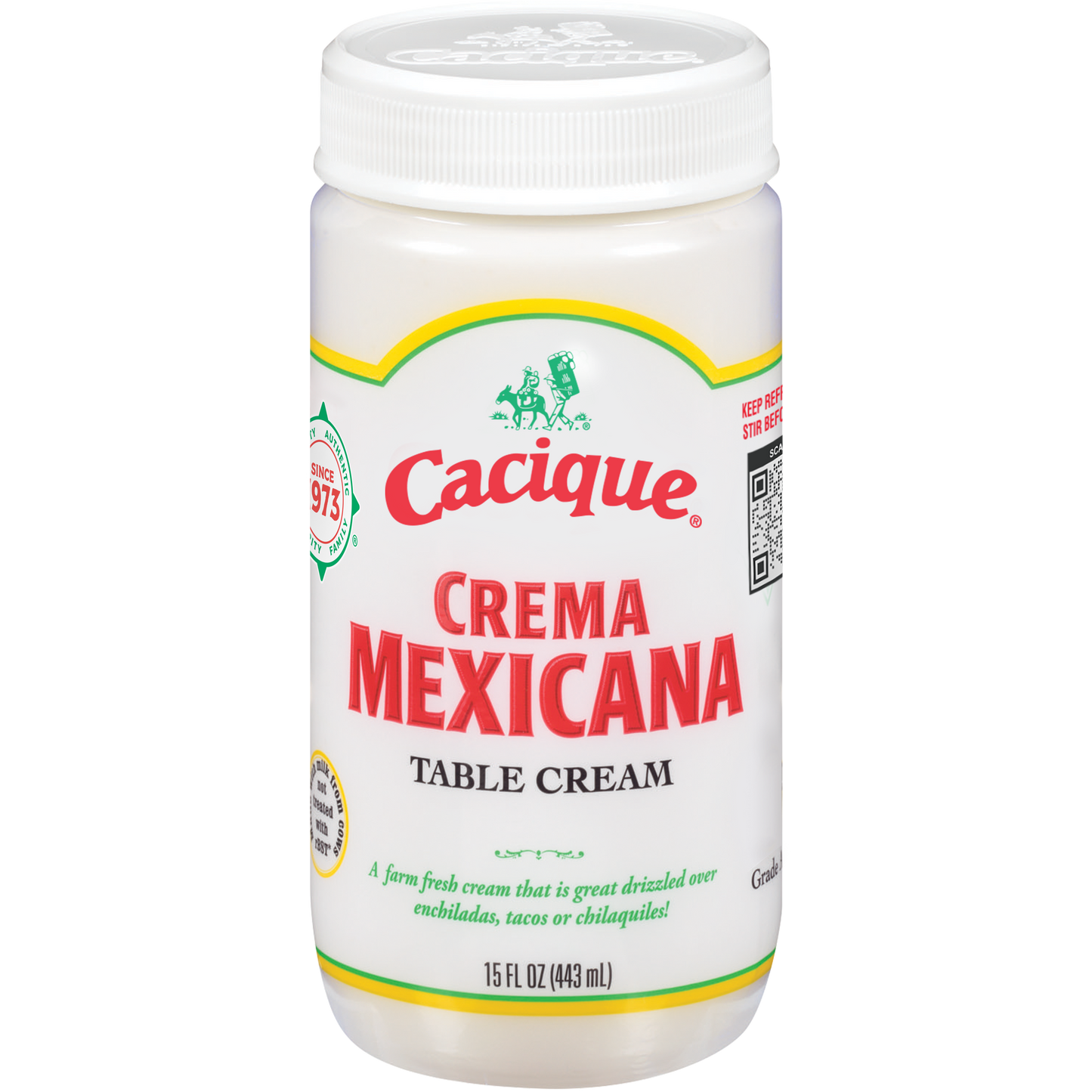 Cacique Crema Mexican 15 OZ