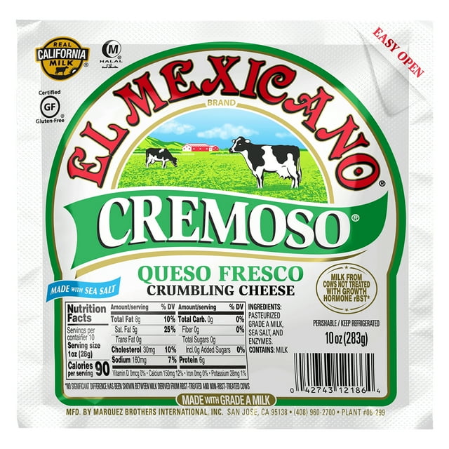 El Mexicano Queso Cremoso 10 OZ