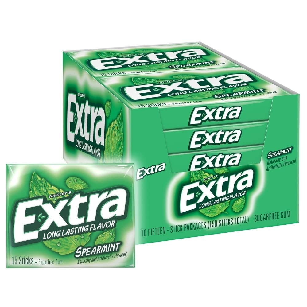 Extra Chewing Gum 10 count - Spearmint