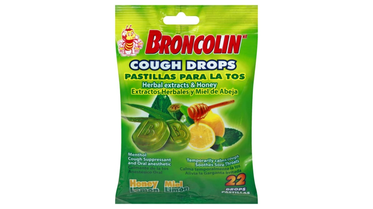 Broncolin Cough Drops 22 counts - Each