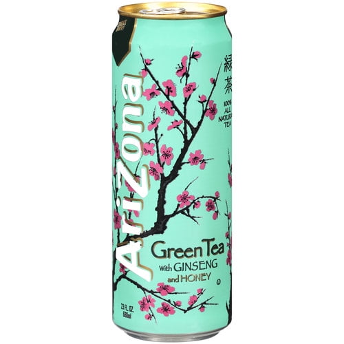 Arizona Tea Green Tea w/ Ginseng 24 / 22 OZ