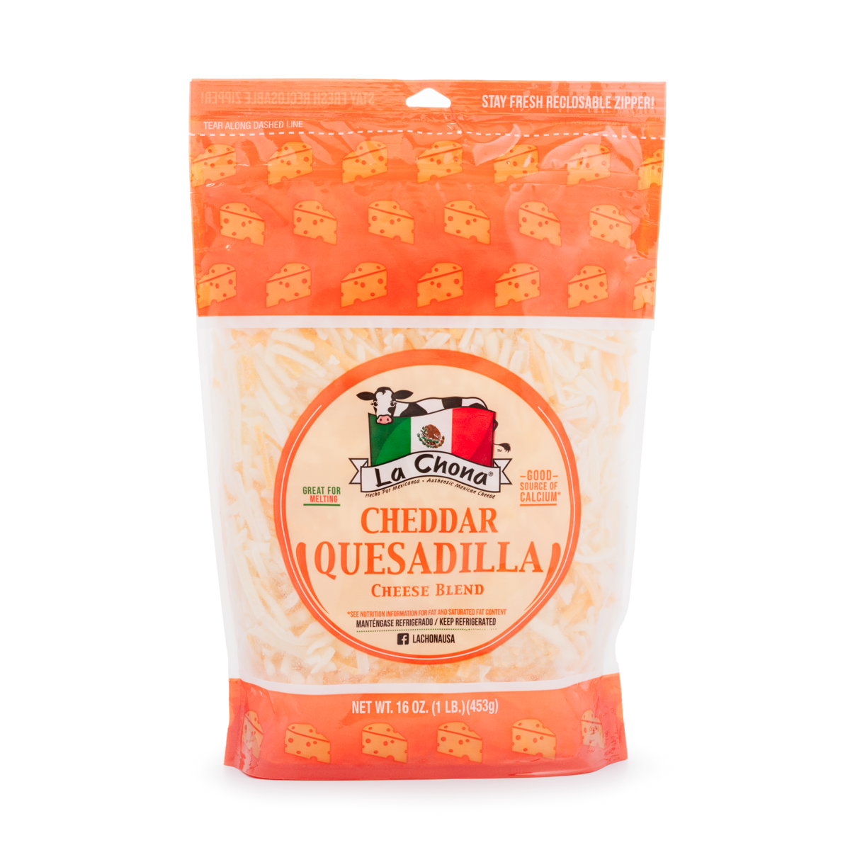 La Chona Ched Quesadilla 1 LB