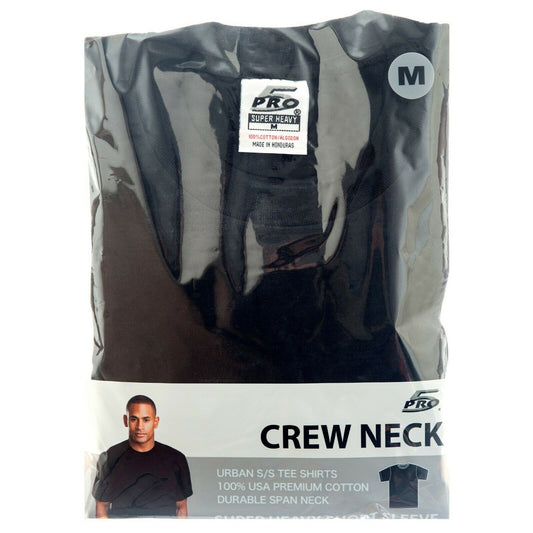 Pro 5 Shirt Black Crew 1 CT - Medium