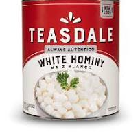 Teasdale White Hominy 6 / #10